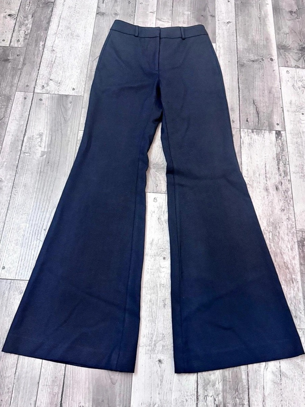 BURBERRY LONDON Stretch Wool Flare Straight Trouser Dress Suit Pants US 4 UK 6